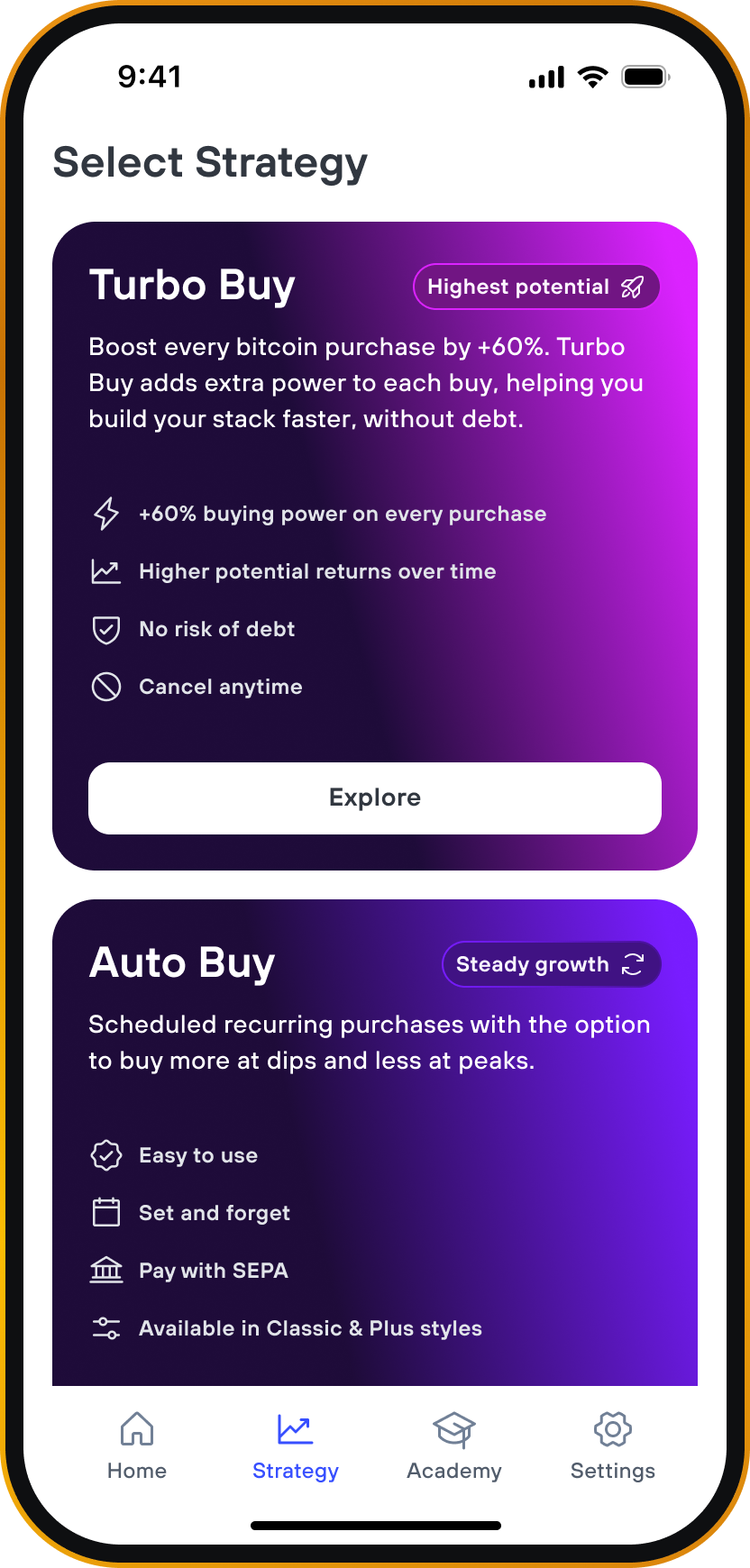 Turbo Buy boost on a recurring buy
